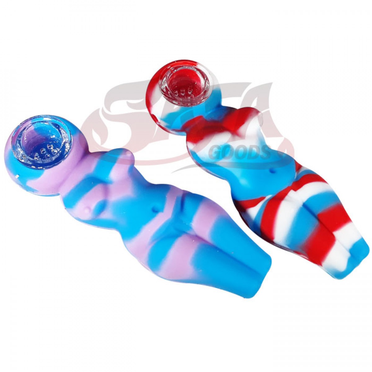 Sexy Silicone Hand Pipes 5pc Bundle